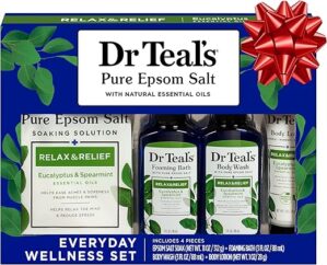 Dr Teal's Eucalyptus & Spearmint 4-Piece Bath Set