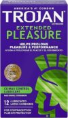 TROJAN Extended Climax Control Condoms, Latex, 12 ct