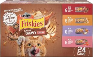 Friskies Extra Gravy Wet Cat Food Variety Pack