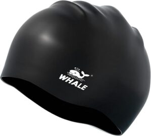 Whale Extra Large Durable Silicone Swim Cap