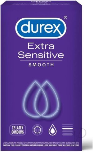Durex Extra Sensitive Smooth Condoms 12ct