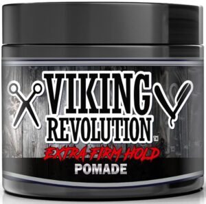 Viking Revolution Extreme Hold Pomade For Men - High Shine