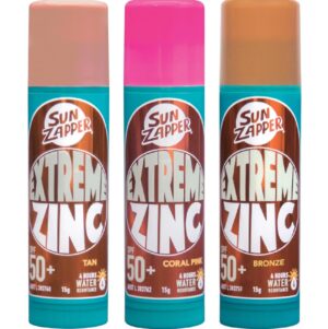 Sun Zapper Extreme Zinc Stick Beauty Pack - Tan