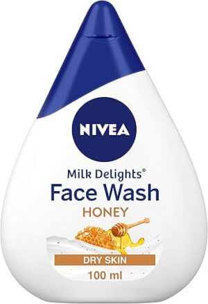 NIVEA Face Wash, Milk Delights Honey, 100ml
