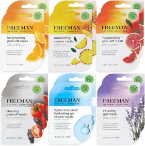 Freeman Facial Mask Variety Bundle, Travel Size
