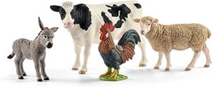 Schleich Farm World Starter Set: 4 Toy Animals