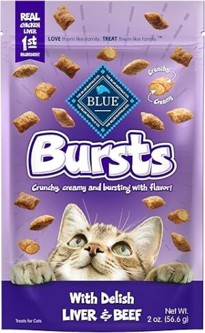 Blue Buffalo Feline Chicken Liver & Beef Cat Treats, 2 oz