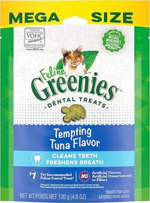 Greenies Feline Dental Care Cat Treats, Tuna
