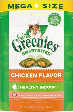 Greenies Feline Greenies Smartbites Hairball Control Chicken