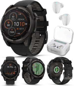 Wearable4U Fenix 8 GPS Smartwatch, Solar Sapphire