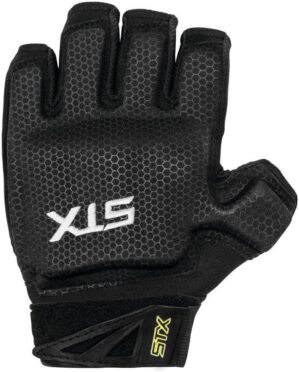 STX Field Hockey Stallion Gloves, Black/Yellow