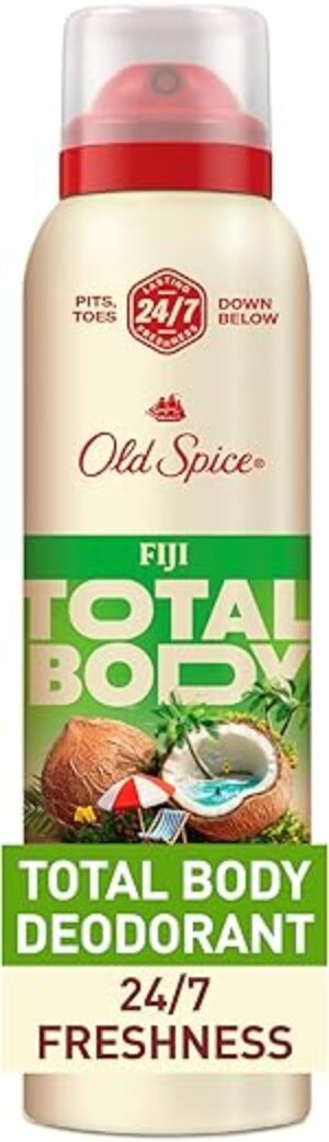 Old Spice Fiji Scent Aluminum Free Deodorant Spray, 3.5 oz