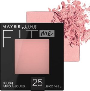 MAYBELLINE Fit Me Blush, Pink, 1 Count