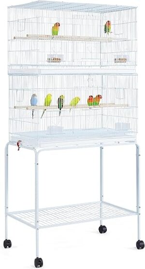 Yaheetech Flight Bird Cages With Rolling Stand