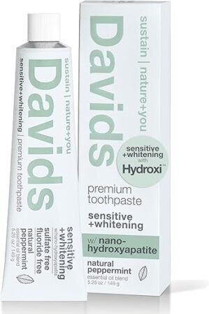 Davids Fluoride Free Hydroxyapatite Toothpaste, 5.25oz