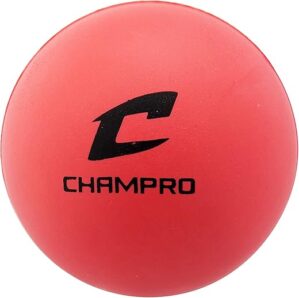 CHAMPRO Foam Lacrosse Ball, Pink, 12 Pack