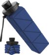 Infitran Foldable Leak-Proof Silicone Water Bottle, DarkBlue