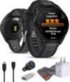 Garmin Forerunner 165 GPS Running Smartwatch Bundle
