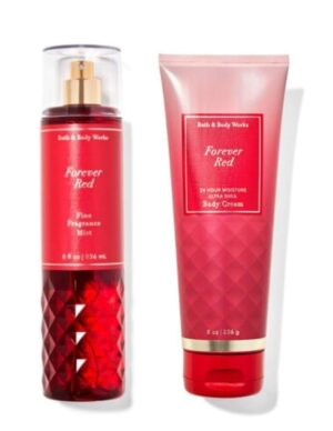 Bath & Body Works Forever Red Gift Set: Fragrance Mist & Body Cream