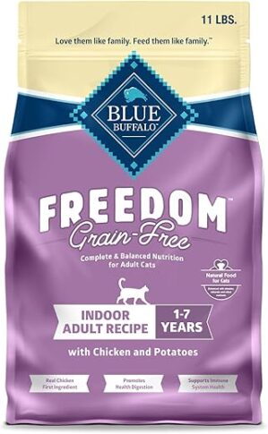 Blue Buffalo Freedom Grain-Free Adult Cat Food, Chicken Recipe