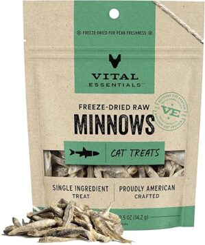 Vital Essentials Freeze Dried Raw Minnows Cat Treats