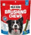 Milk-Bone Fresh Breath Brushing Chews, Small/Medium
