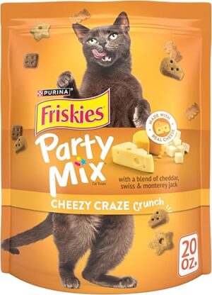 Purina Friskies Cat Treats, Cheezy Craze Crunch