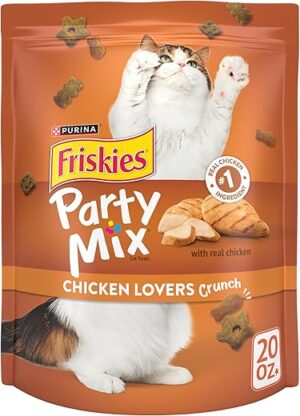 Purina Friskies Cat Treats, Party Mix Chicken