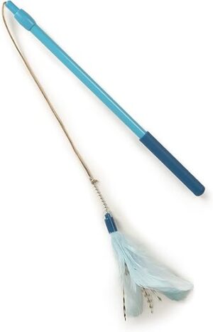 SmartyKat Frisky Flyer Feather Wand Cat Toy