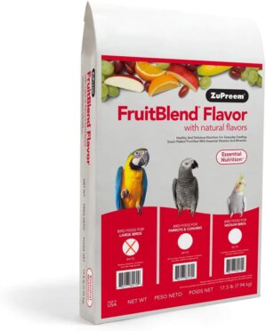 ZuPreem FruitBlend Bird Diet For Large Birds