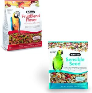 ZuPreem FruitBlend & Seed Bird Food Pack For Large Birds (3.5 lb + 2 lb)