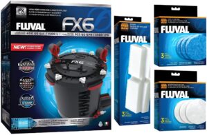 Fluval FX6 Aquarium Canister Filter Package