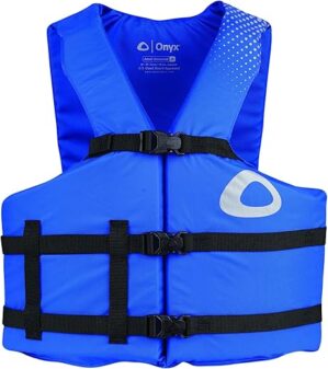 Onyx General Purpose Comfort Life Jacket, Blue