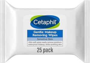 Cetaphil Gentle Makeup Removing Face Wipes, 25 Count