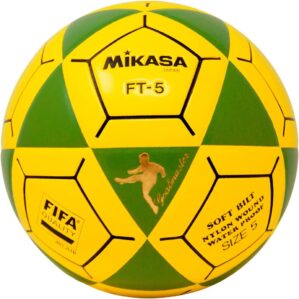 Mikasa Goal Master Soccer Ball, Green/Yellow, Size 5