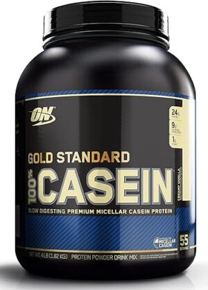 Optimum Nutrition Gold Standard Casein Protein Powder, Vanilla