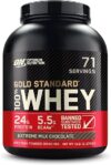 Optimum Nutrition Gold Standard Whey Protein, Extreme Milk Chocolate, 5 Pound