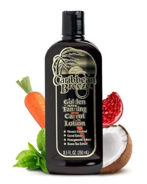 Caribbean Breeze Golden Carrot Sun Tanning Accelerator Lotion