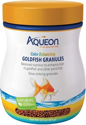 Aqueon Goldfish Color Enhancing Granules, 3-Ounce