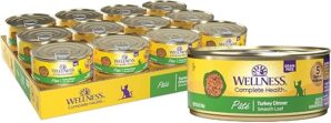 Wellness Grain-Free Wet Canned Cat Food, Turkey Dinner
