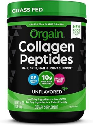 Orgain Grass Fed Collagen Peptides Powder