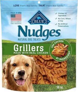 Blue Buffalo Grillers Natural Dog Treats, Real Chicken