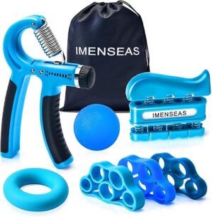 IMENSEAS Grip Strength Trainer 7 Pack Adjustable
