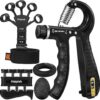 Haiplsh Grip Strength Trainer Kit (5 Pack)
