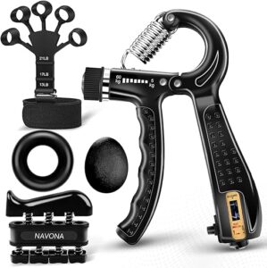 Navona Grip Strength Trainer Kit, Hand Gripper