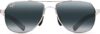 Maui Jim Guardrails Polarized Aviator Sunglasses