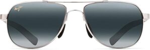 Maui Jim Guardrails Polarized Aviator Sunglasses