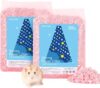 BUCATSTATE Hamster Paper Bedding, 2LBS/900g, Pink