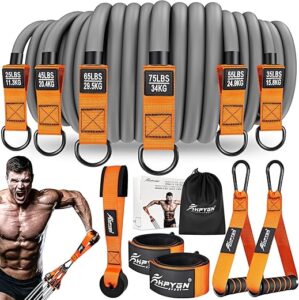 HPYGN Heavy Exercise Bands With Handles