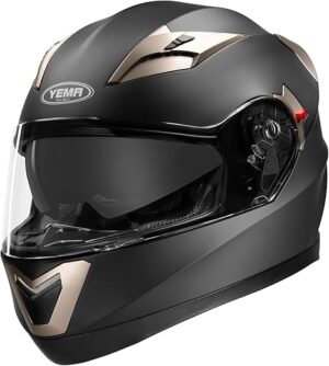 YEMA Helmet Motorcycle Full Face YM-829 DOT Approved
